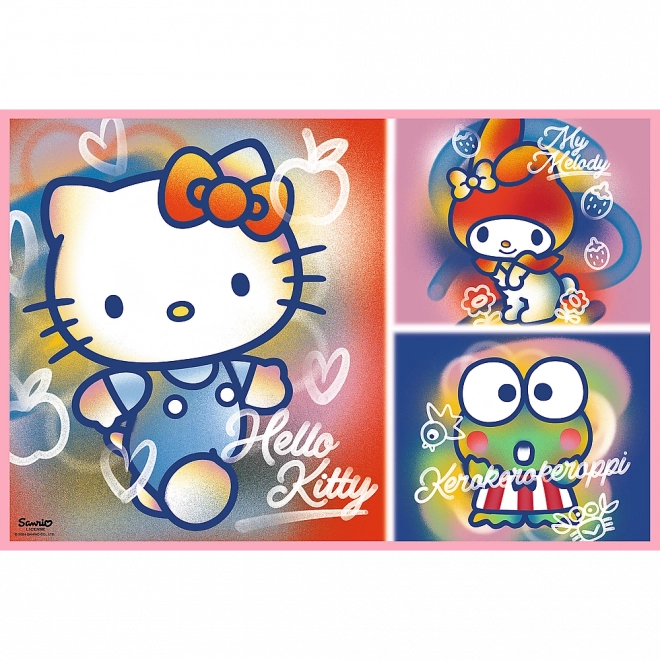 Puzzle 2x200 Hello Kitty et amis