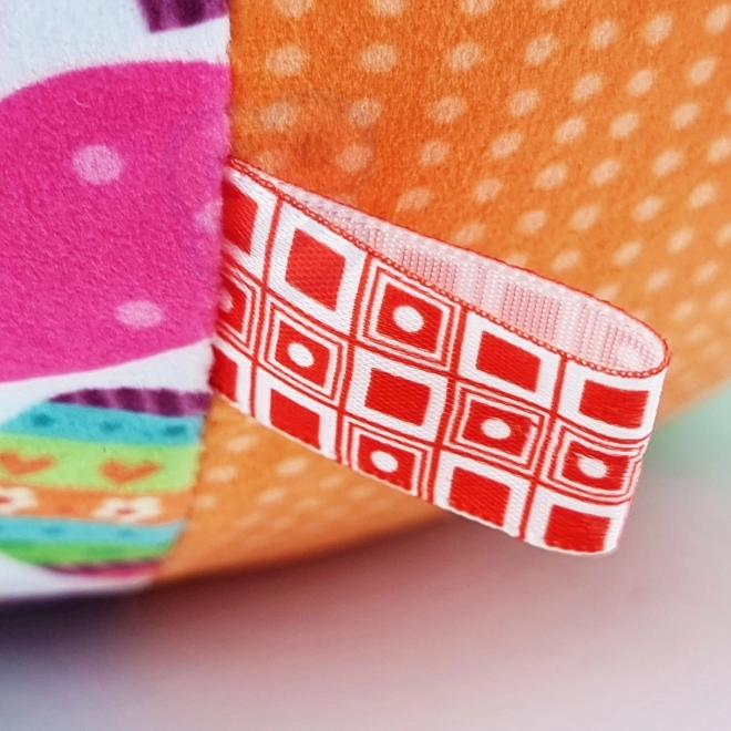 Balle douce pour bébé avec étiquettes et sons