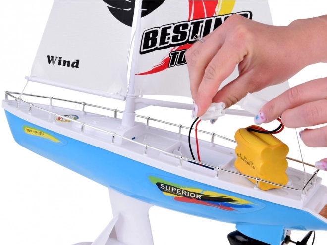 Bateau de plaisance télécommandé amusant pour enfants