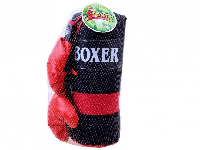 Ensemble de boxe avec gants et sac