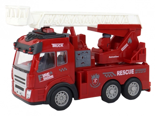 Camion de pompiers de secours avec télécommande