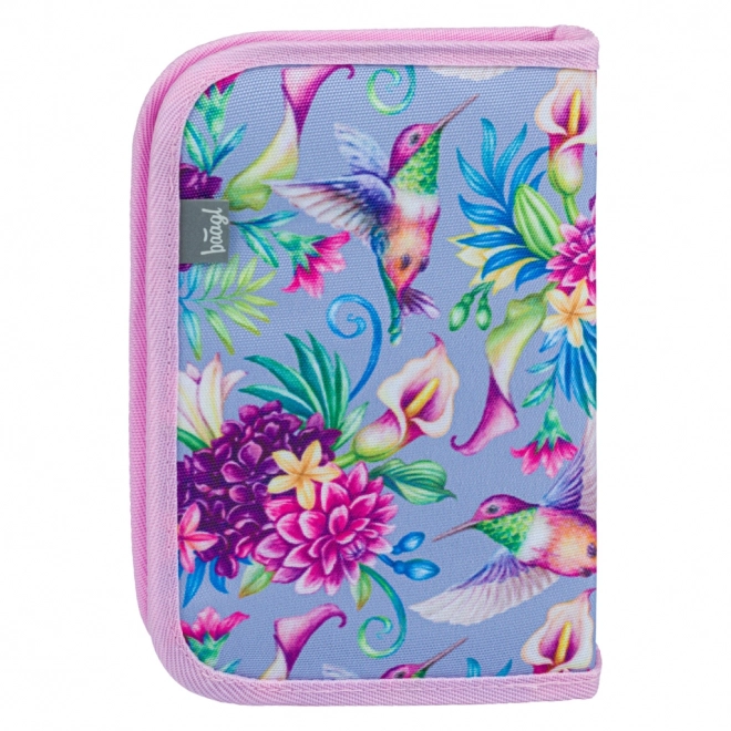 BAAGL Trousse scolaire classique deux rabats Colibri