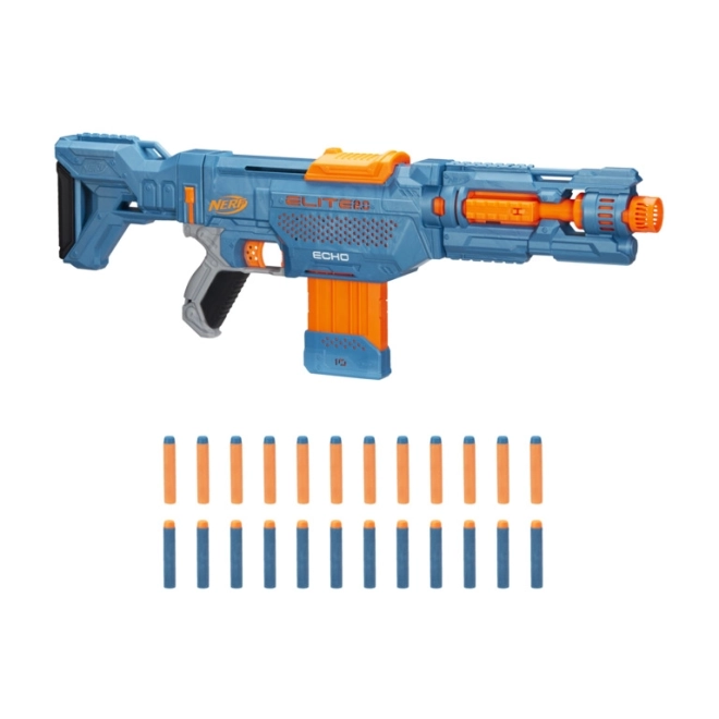 Pistolet Nerf Echo CS-10 avec accessoires