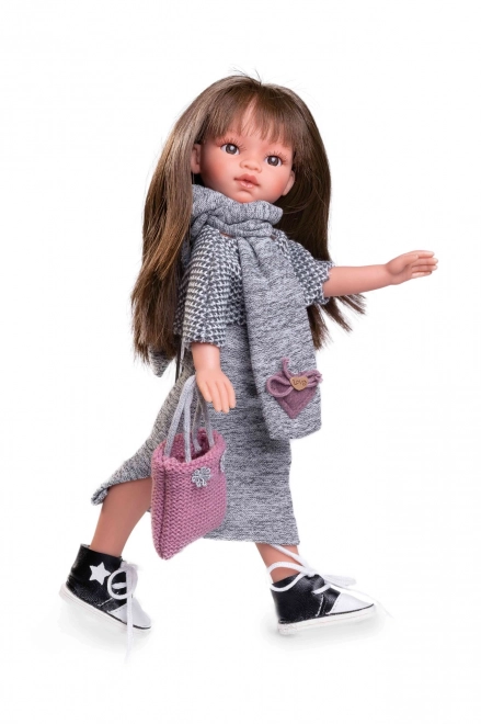 Poupée réaliste Emily avec corps en vinyle complet - 33 cm