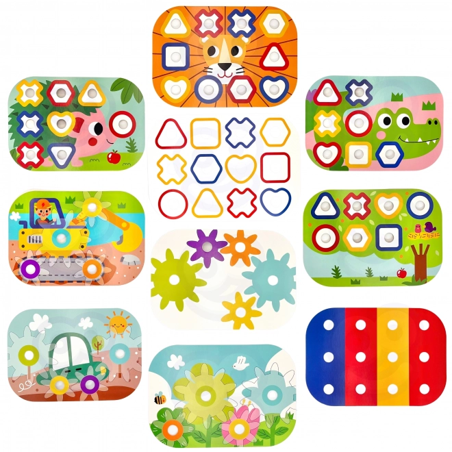 Woopie Green Construction Box Moteur Montessori 12v1