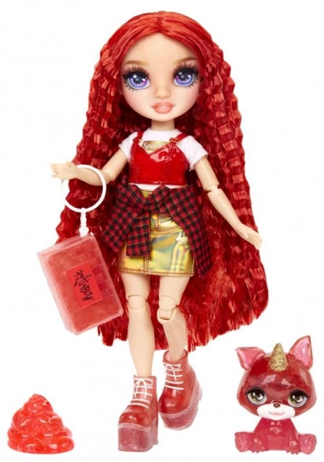 Poupée de mode Rainbow High avec animal de compagnie - Ruby Anderson