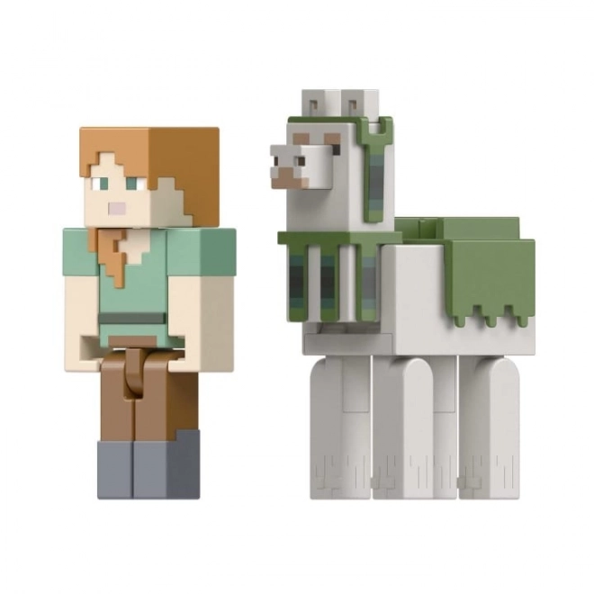 Figurines Minecraft Alex et Lama