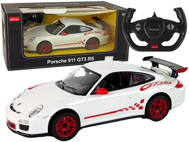 Auto R/C Porsche 911 GT3 RS 1:14 Rastar Blanc