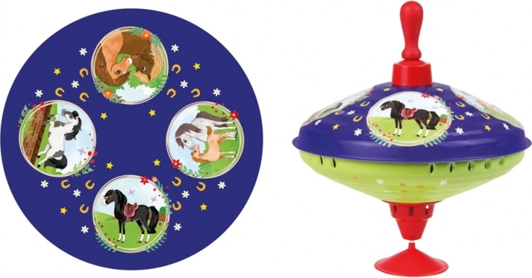 Motif de chevaux multicolore