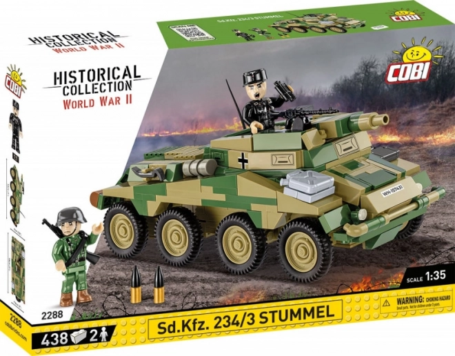 Coffret de construction COBI Historical Collection Sd.Kfz. 234/3 Stummel 1:35