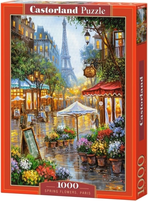 Puzzle 1000 pièces Fleurs de printemps, Paris