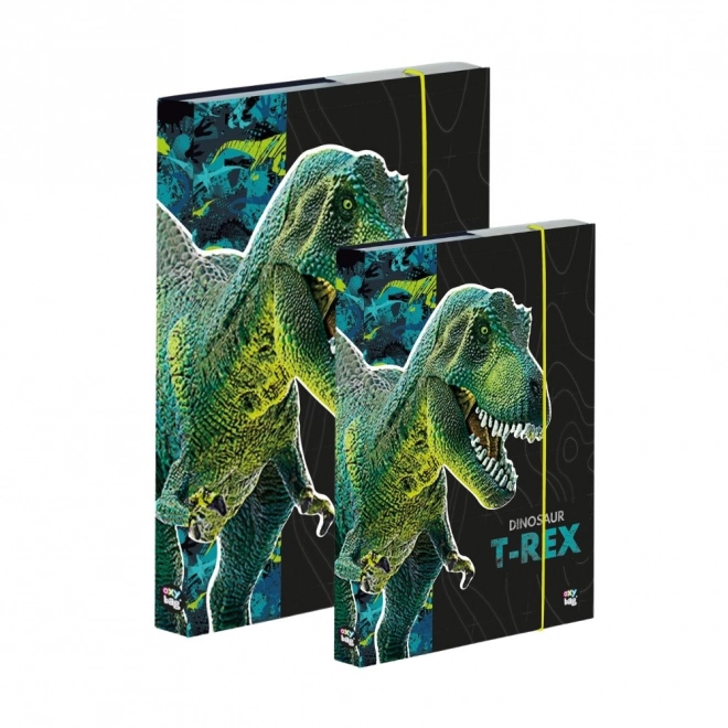 Boîte pour cahiers avec motif Dinosaure