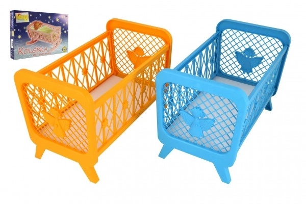 Lit en plastique pour poupées sans parure
