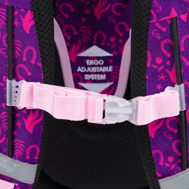 ENSEMBLE BAAGL 3 Ergo Cheval : cartable, trousse, sac