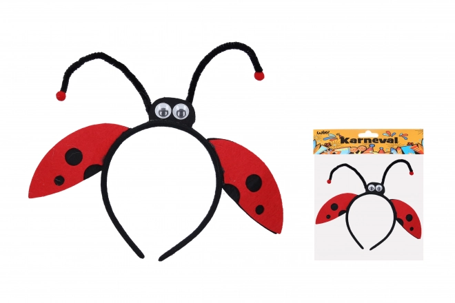 Serre-tête de carnaval Coccinelle