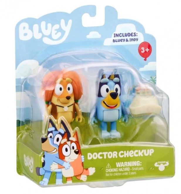 Ensemble de figurines Bluey Examen médical