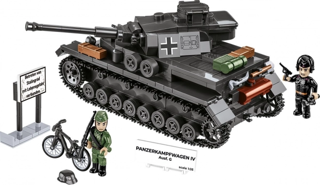 COBI 3127 Seconde Guerre mondiale char allemand Panzerkampfwagen IV Ausf. G 1:35