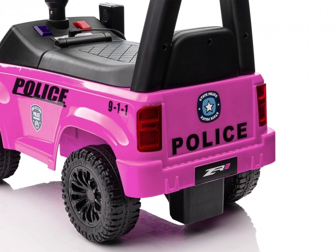 Trottinette Police rose pour enfants