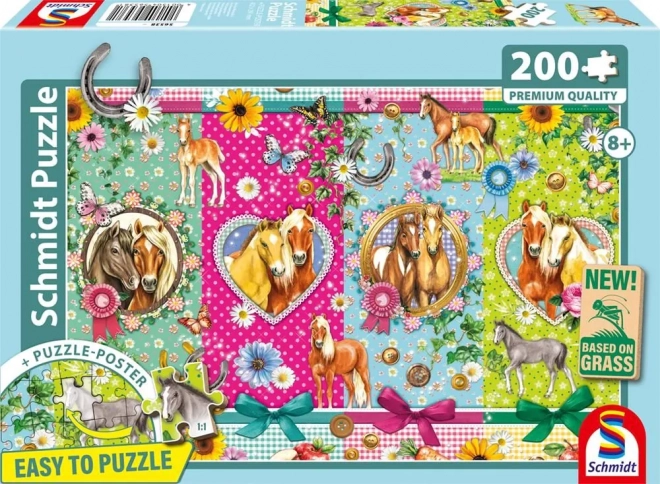 Puzzle Joie Équestre 200 pièces