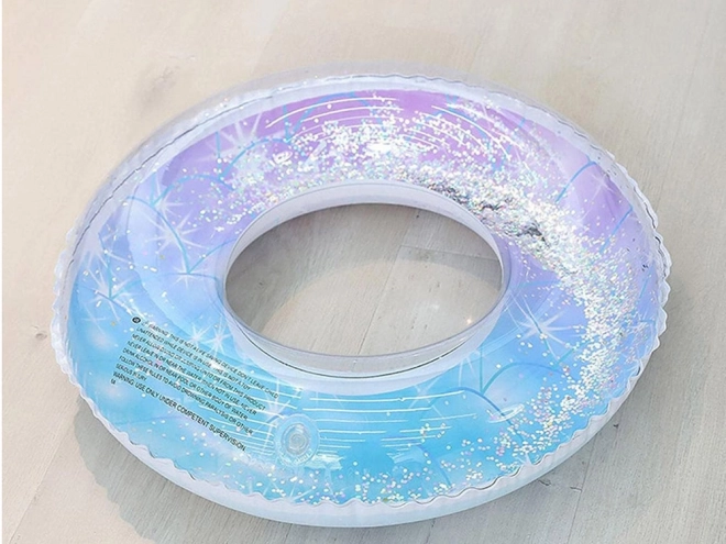 Bouée flottante avec confettis 70cm