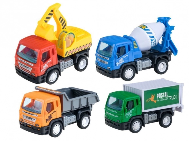 Ensemble de Jouets - Véhicules de Construction