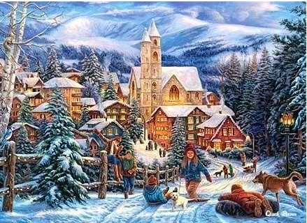 Puzzle 300 pièces Poursuite en ville
