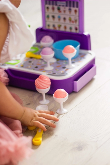 Woopie stand portatif avec crème glacée 3 en 1 ensemble 62 pcs