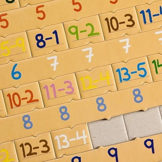 Puzzle Mathématiques: Soustraction 81 Pièces
