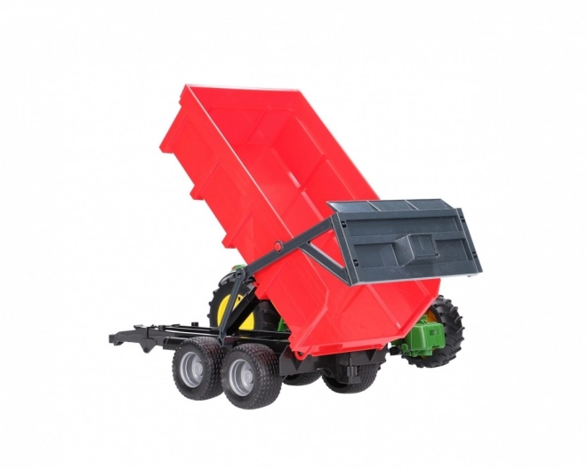 Tracteur Bruder John Deere et remorque basculante