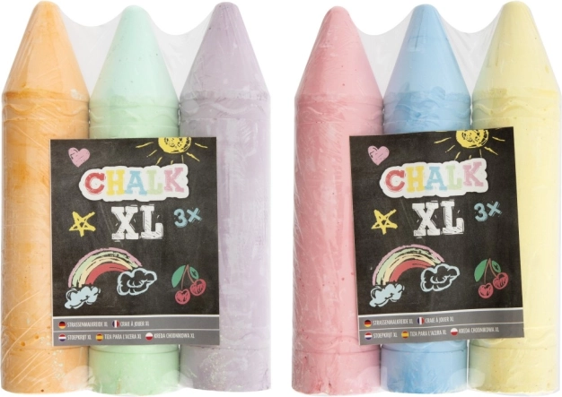 Craies colorées XL - 3 pcs