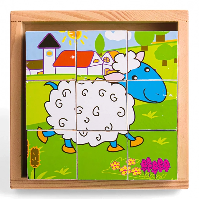 Blocs d'images puzzle Animaux