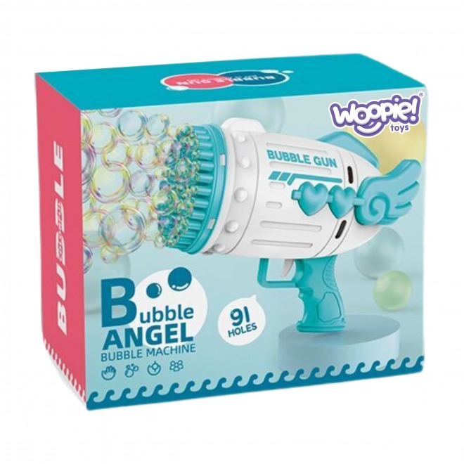 Pistolets à bulles de savon avec 91 ouvertures bleues