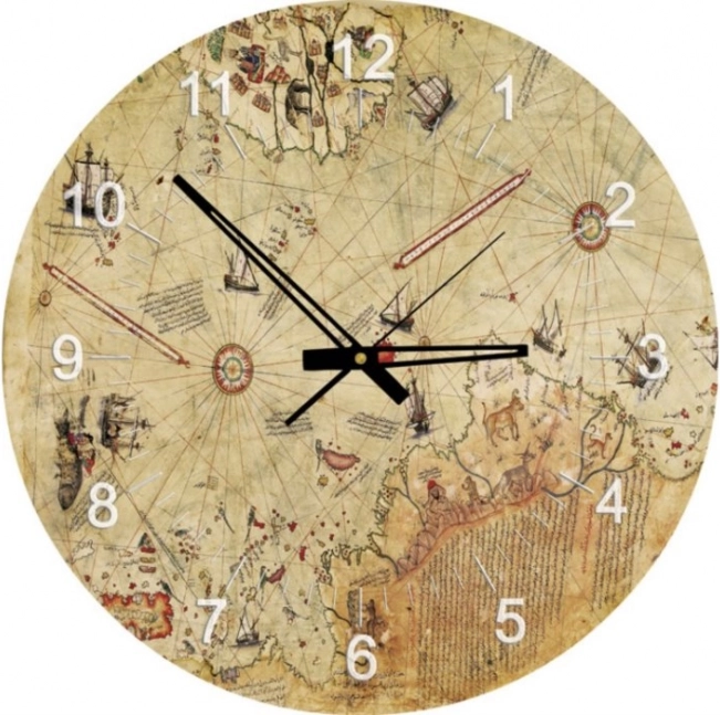 Puzzle horloge carte du capitaine Reise 570 pièces
