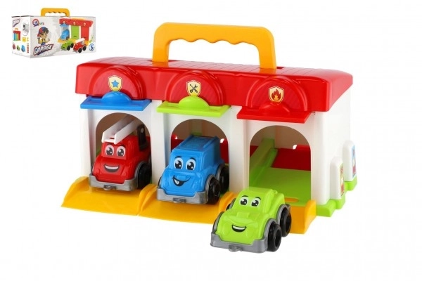 Garage avec petites voitures et accessoires Technok Toys