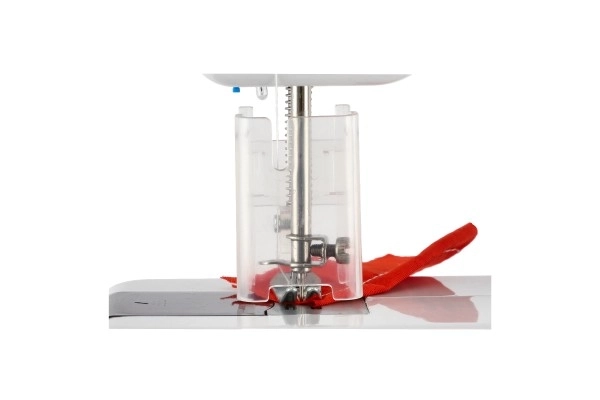 Machine à coudre plastique/métal 25cm sur piles avec lumière et son dans une boîte 30x26x13cm