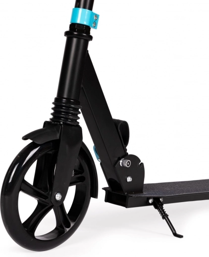 Pliage rapide, béquille et freinage sécurisé