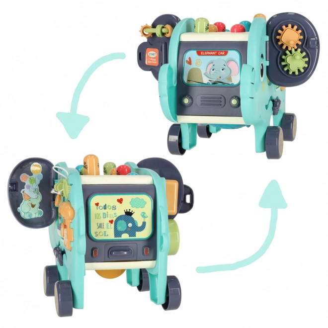 Blocs de tri interactifs montessori éléphant 26 cm