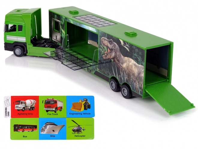 Grand transporteur de dinosaures Auto Metal