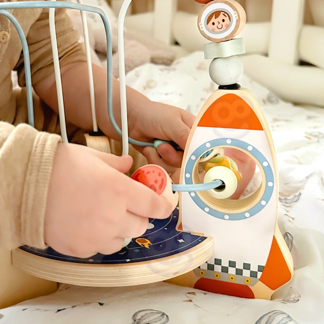 Boucle de fusée en bois de Tooky Toy