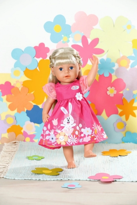 robe fleurie pour poupée Baby Born 43 cm