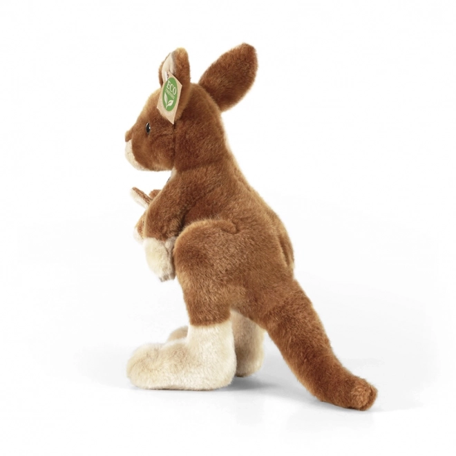 Rappa Kangourou en peluche avec bébé 27 cm ÉCOLOGIQUE
