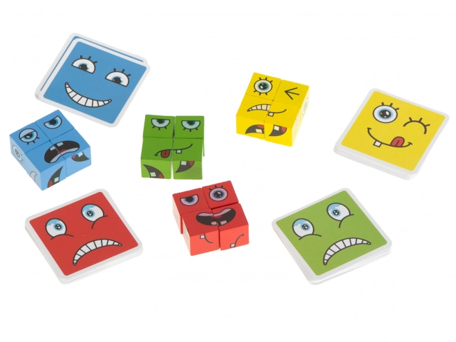 Blocs créatifs changeant de visages