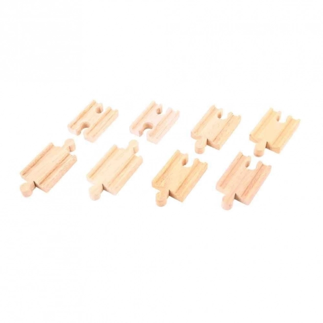 Bigjigs Rail Connecteurs de rails 7 cm 8 pièces