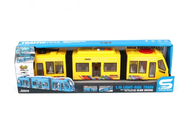 Tramway jaune pour usage intérieur