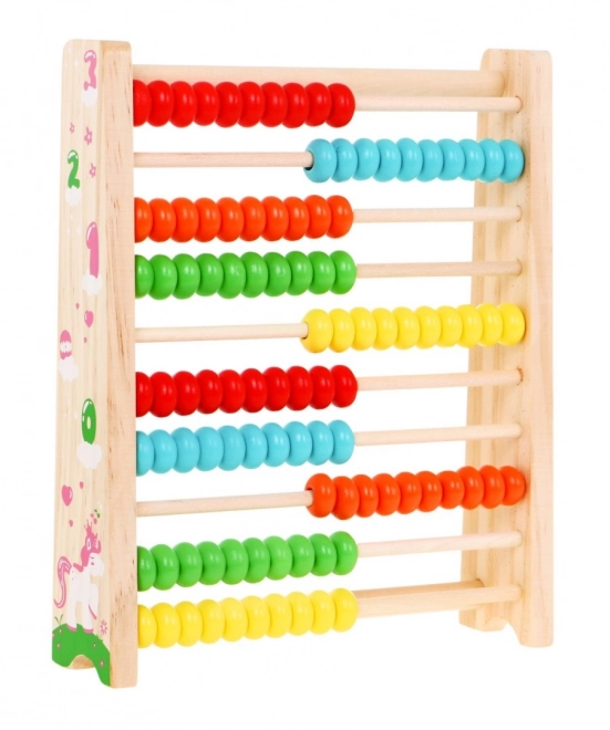 Abacus en bois pour enfants boules colorées 3+