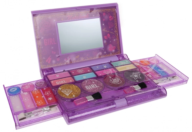 Ensemble de maquillage avec miroir