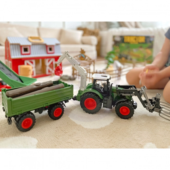 Set de machines agricoles tracteur mini ferme WOOPIE