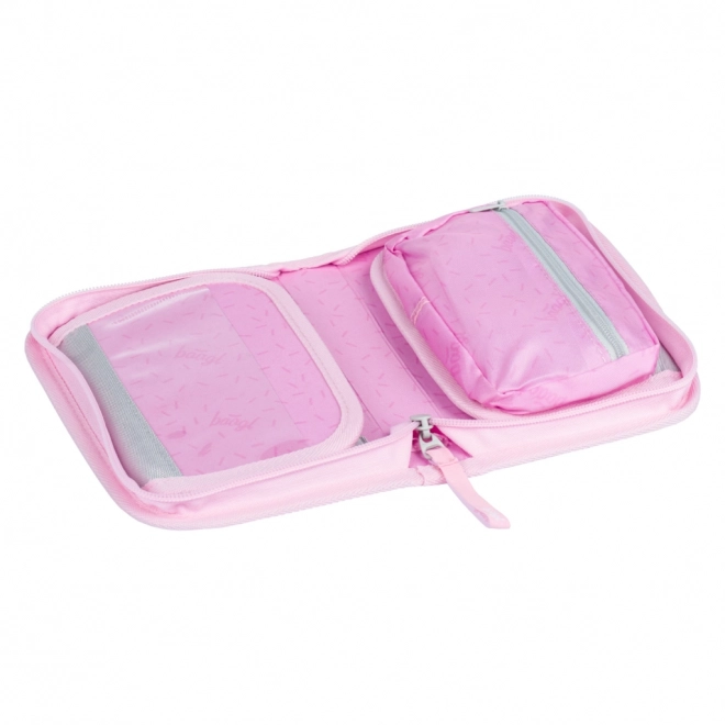 BAAGL Trousse classique à deux rabats Rainbow Unicorn