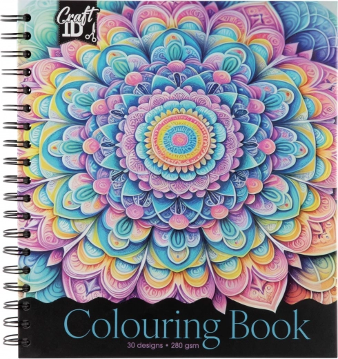 Livre de coloriage Mandala à reliure à spirale