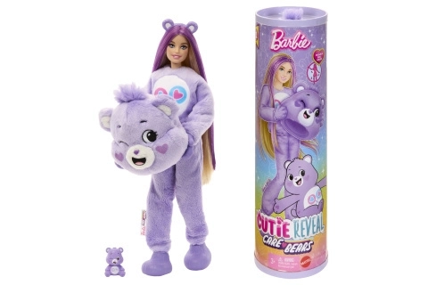 Barbie Cutie Reveal Bisounours en couleur violette